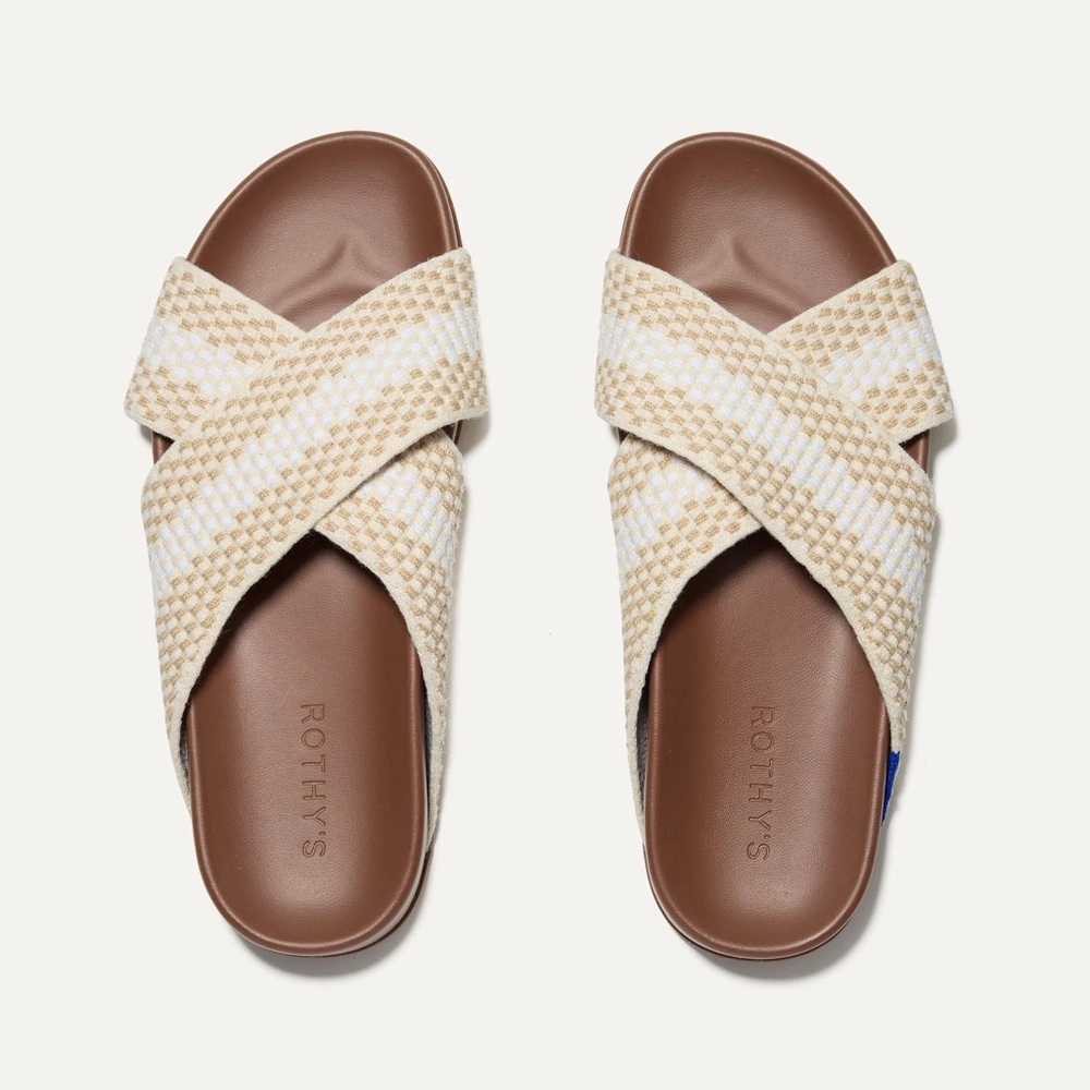 Rothy’s The Weekend Slide in Vanilla Cone Size 8 MSRP: $130 - Picture 3 of 11
